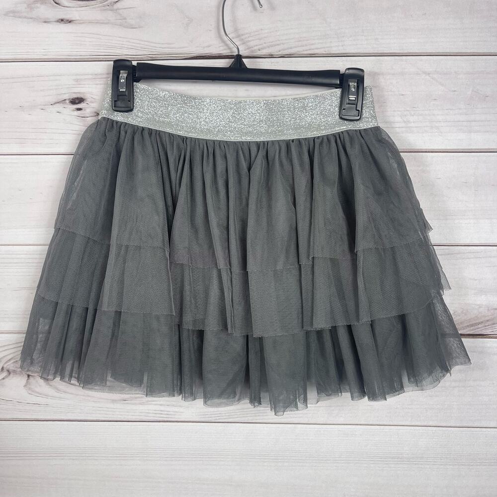 Circo Gray Tulle Pleated Skirt Size XL 14 - 16‎